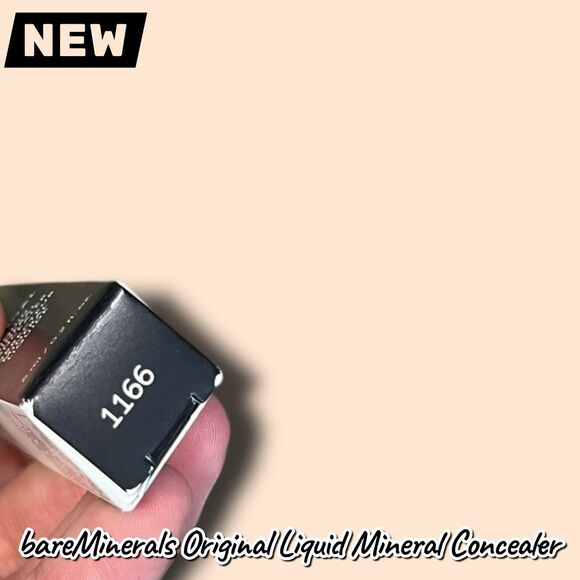 New NWT bareMinerals Original Liquid Mineral Concealer – Shade: Fair 1C – 6ml / - Picture 6 of 6
